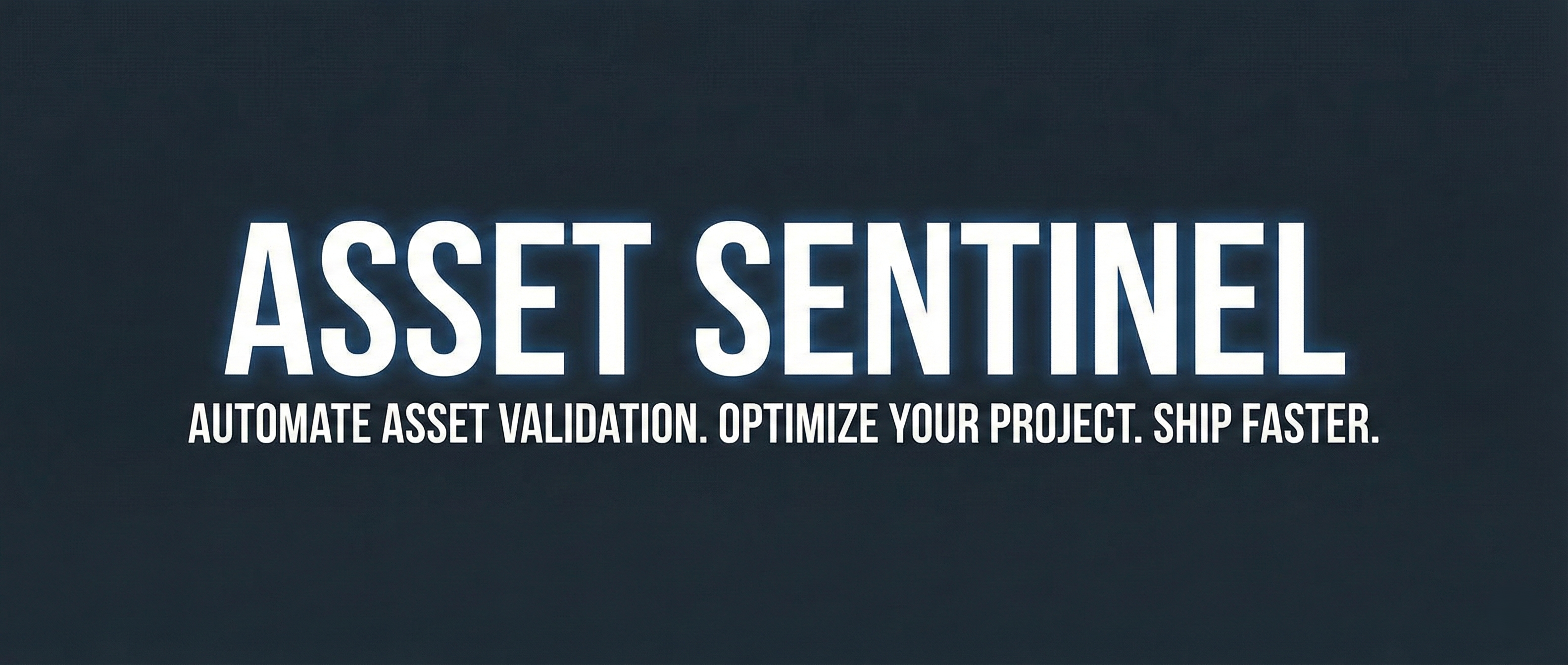 Asset Sentinel report window listing non-compliant project assets
